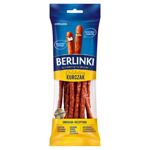 Berlinki Kabanosy Berlinki Delikatny Kurczak