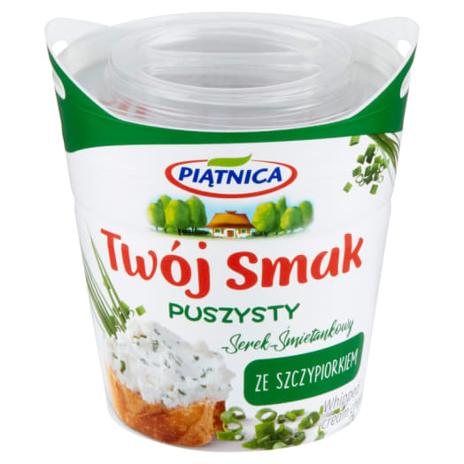 PIĄTNICA Twój Smak Puszysty Serek ze szczypiorkiem