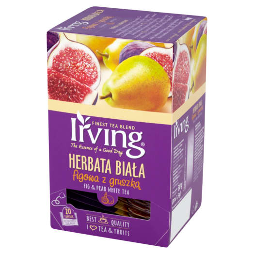 IRVING Herbata biała figowa z gruszką 20 torebek (saszetki)