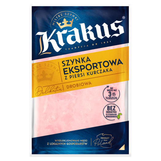 KRAKUS. Szynka eksportowa z piersi kurczaka