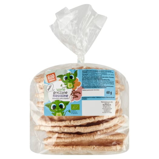 BIOMINKI Wafle gryczane niesolone BIO