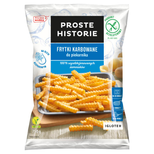 PROSTE HISTORIE Frytki karbowane do piekarnika