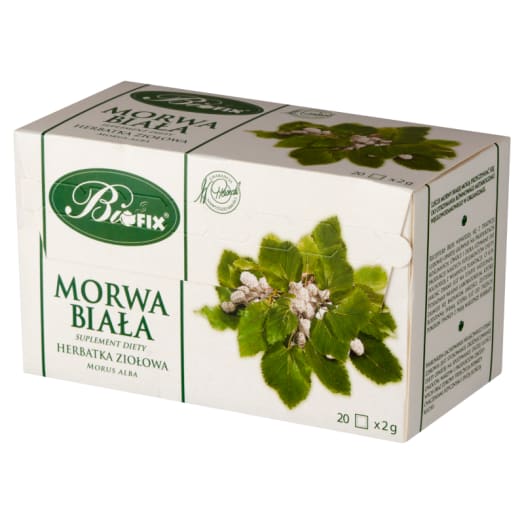 BIFIX Herbatka ziołowa Morwa Biała 20 torebek ex.