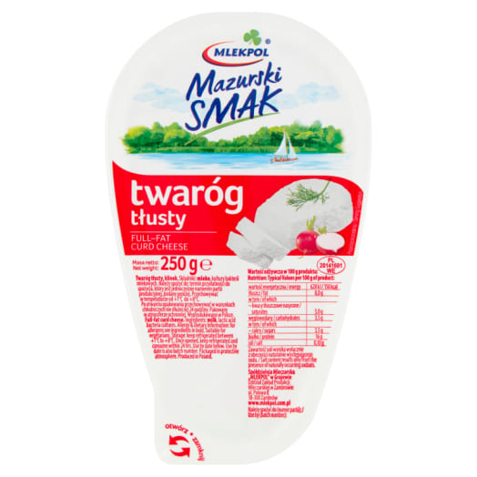Mazurski Smak Twaróg tłusty klinek