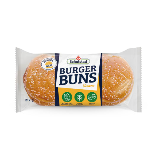 SCHULSTAD Bułki do hamburgerów z sezamem 4 szt.