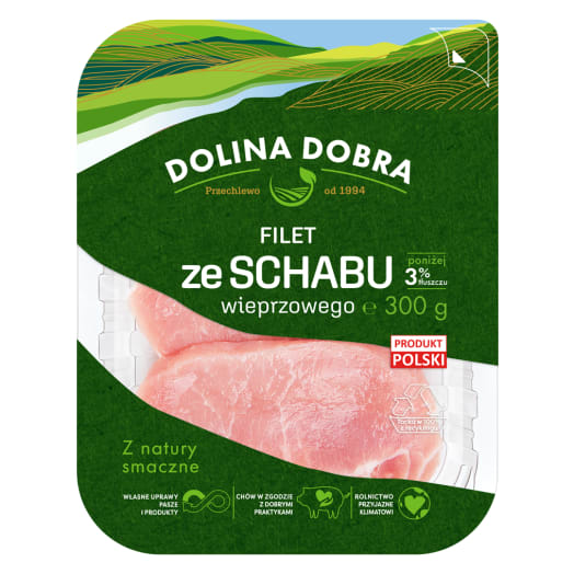 DOLINA DOBRA Filet ze schabu wieprzowego plastry